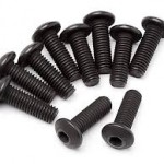 M5 Button Head Screws - 10 and 25 Piece Packs