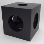 Three Way Cube Corner Connector (V-Slot)