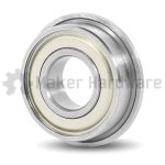 Miniature Chrome Flanged Bearing 5x10x4mm - MF105ZZ
