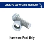 MakerBee X-Axis Gear Rack Hardware Pack: 500mm-3000mm