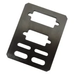 EDG Connector Mounting Plate - 3 and 4 Pin, 3.81mm - Aluminium