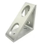 4 Hole Gusset Corner Bracket - 40 Series
