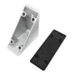 4 Hole  Corner Bracket F and Cap Bundle - 40 Series
