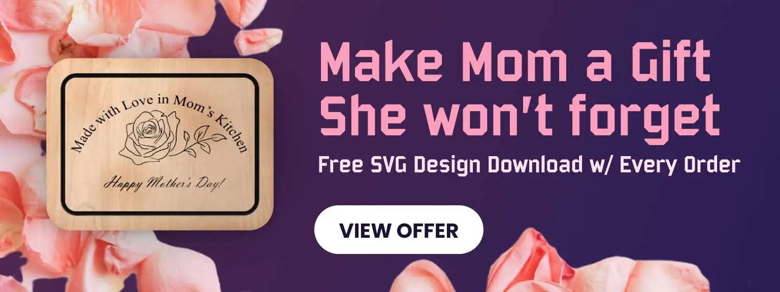 Make mom a gift she won't forget. View offer to download a free SVG Design. Mothers day sale