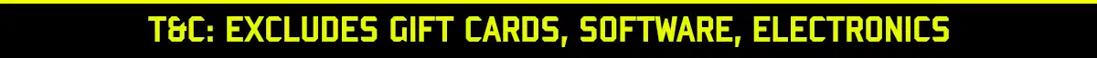 Terms and conditions: Sale Excludes gift cards, software and electronics